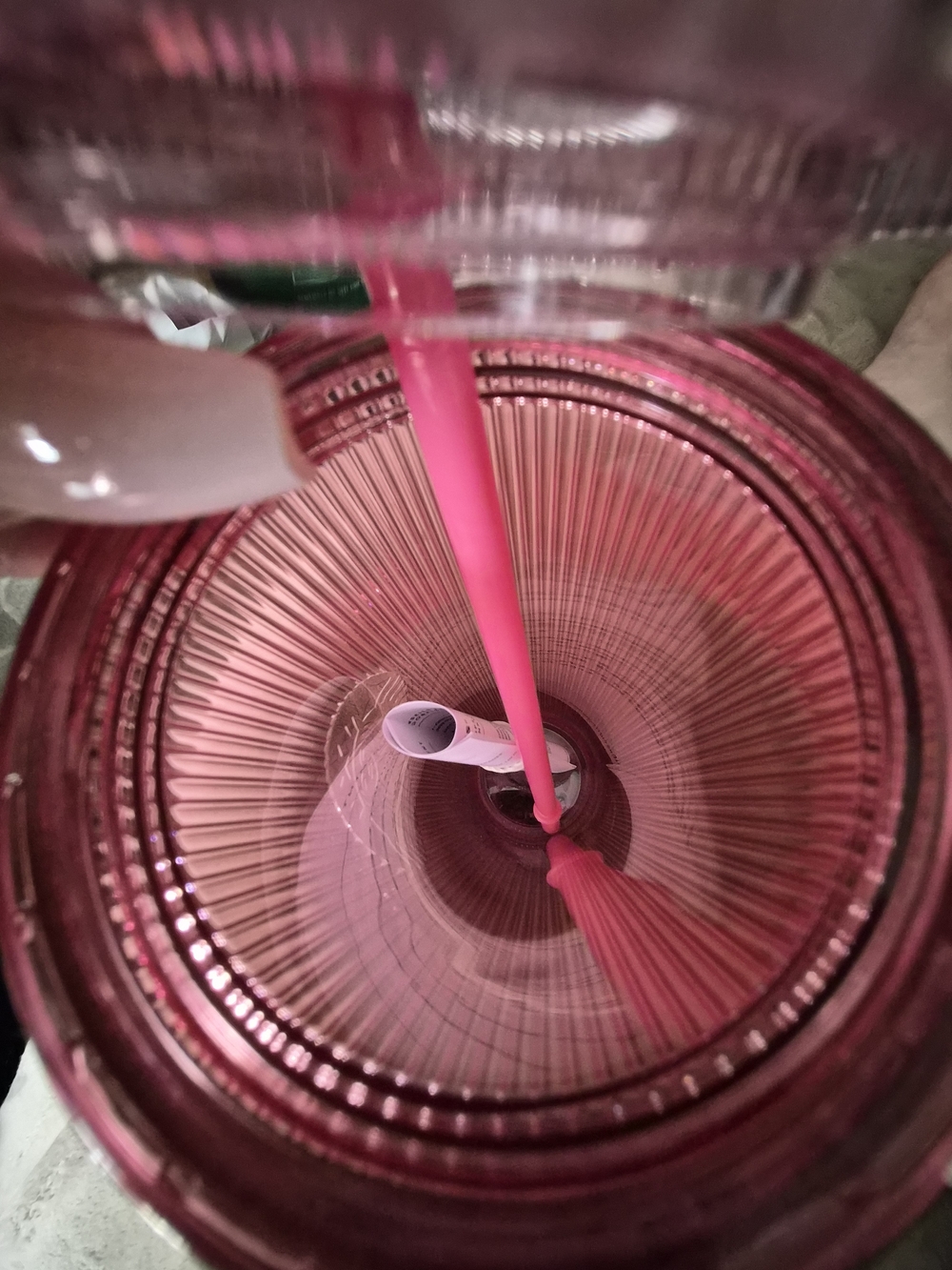 Starbucks Pink Ribbed Strawberry-Top Bottle - Picture 4 of 4